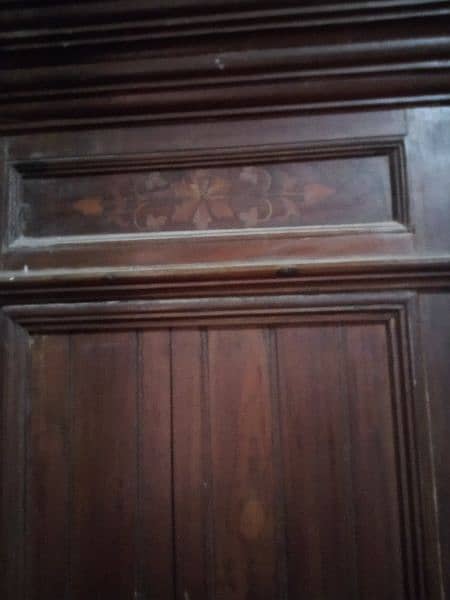 Antique shisham wood cupboard 1