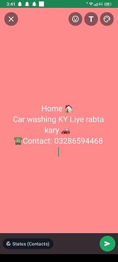 Home car wash karwany KY Liye rabta kary