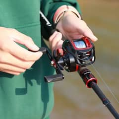 Fishing Rod - 2.2m (7 feet) Carbon Fiber Casting Reel