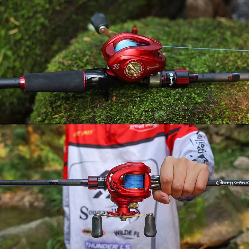 Fishing Rod - Casting Reel 2.1m Carbon Fiber 10