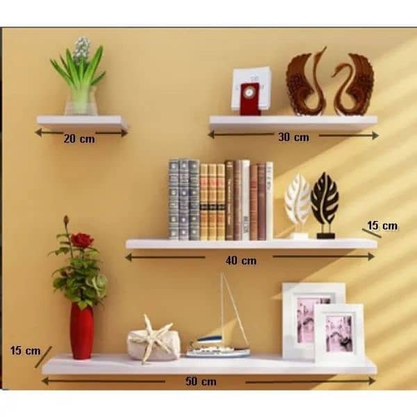 Wall-mounted wooden shelves wall shelf modern Look Home Decor 1