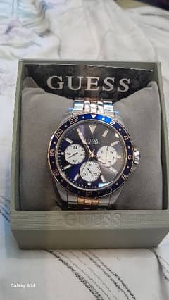 Guess 2 tone mens wrist watch, #style statement#chronograph,almost new