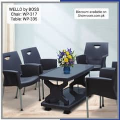 chair and table set WELLO/BOSS / plastic chair table/Dining chair 0