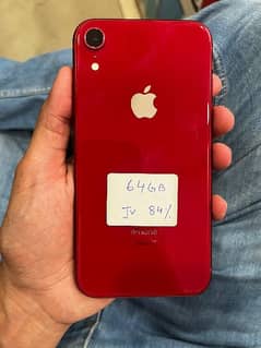 iphone XR 10/10 condition 64gb 84% battery health just in 45k