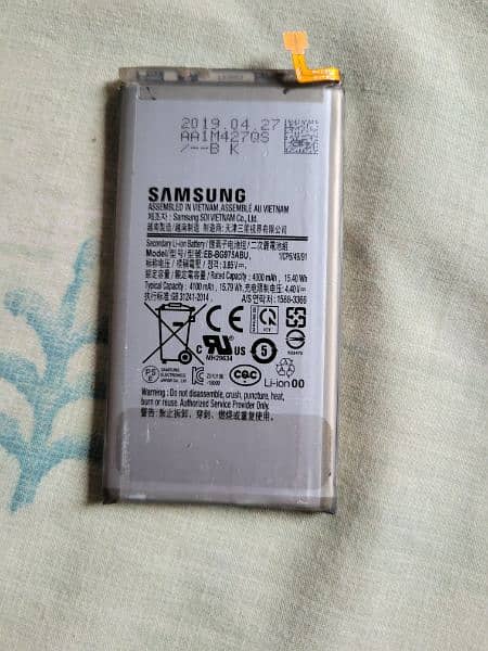 Samsung s10plus Battery 0