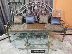 Iron Rod 5-Seater Sofa Set