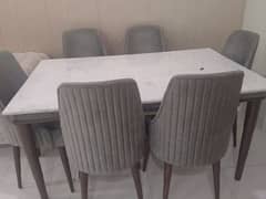 Dinning Table / 6 chair dinning table / wooden table / for sale