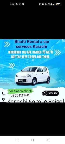 Rent A Car Self Drivers & With Driver | Car Rental | Service Karachi 9