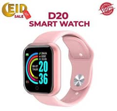 D20 smart watch,pink