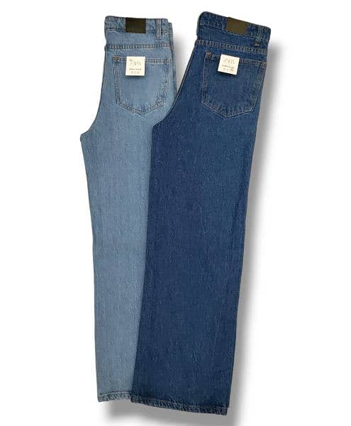 Wide leg woemns fashion jeans available 1