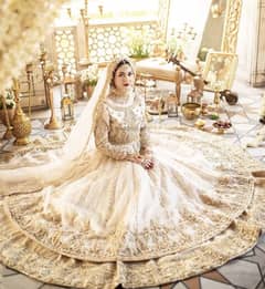 Nikkah/walima bridal dress design of Maha Wajahat Khan