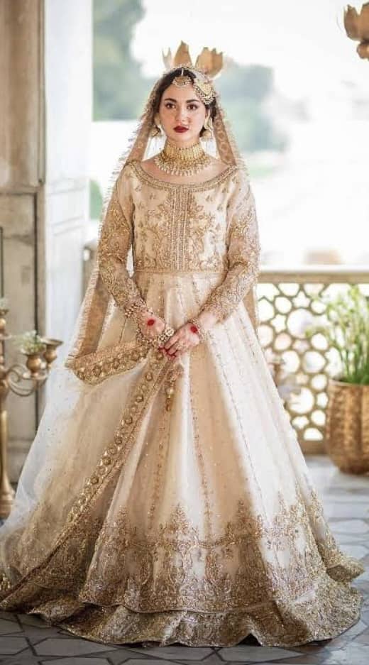 Nikkah/walima bridal dress design of Maha Wajahat Khan 1