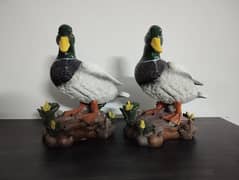 Decoration pieces ducks unused