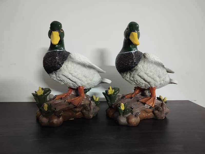 Decoration pieces ducks unused 0