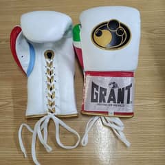 100% real genuine leather boxing gloves