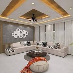 pop ceiling/cemet board /Partition gypsum board & ceiling