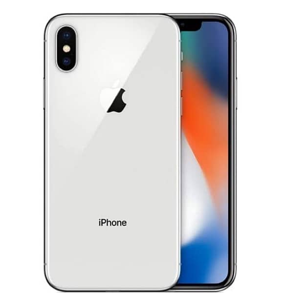 iphone x 64gb Pta faceid off white color 0