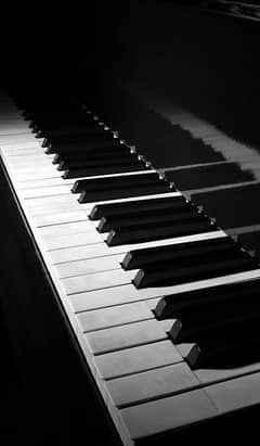 Black & white piano