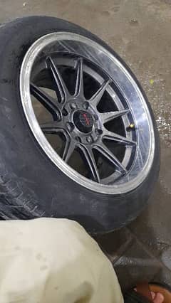 15 size rim tyre 8.25jj rim and 185/55/15 tyre