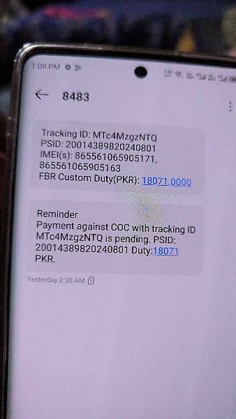 Redmi Note 13 pro plus 16+16/512 5G Non pta tax18071 3