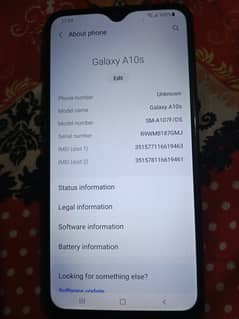 Samsung galaxy A10s 0