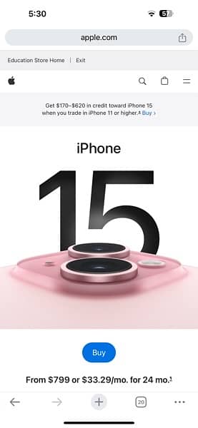 Iphone 15 plus pink colour|| 128Gb || 98% battery health || 10/10 2