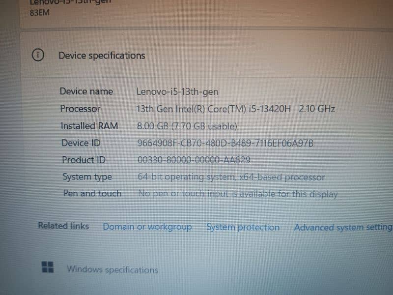 Lenovo IdeaPad slim 3i (15.8 inch screen) 5