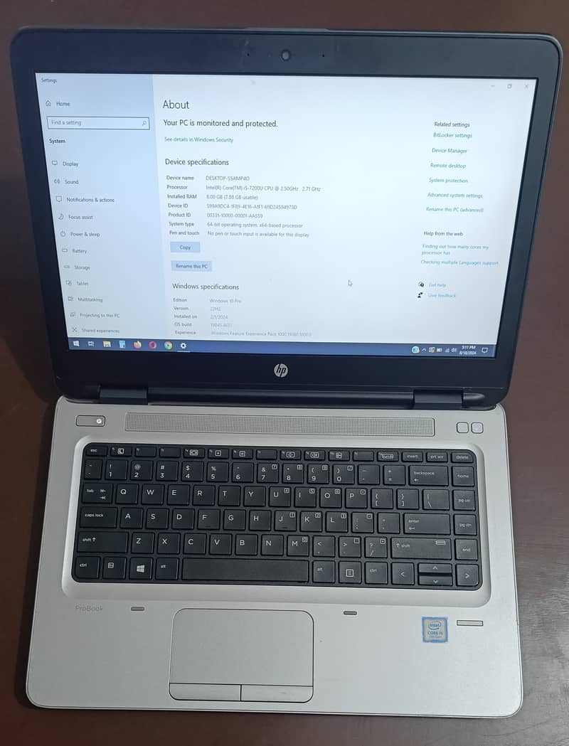 Hp ProBook 640 G3 Laptop 4 Sale Core i5 7th Gen 0