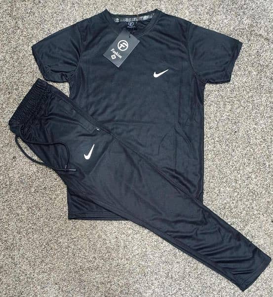 2 PCs Dry Fit Plain Track Suit 1