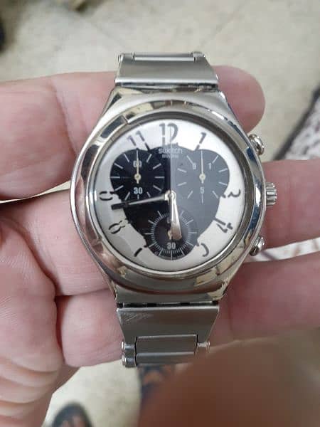 Swatch chronograph Quartz wrist watch Swiss made. 1