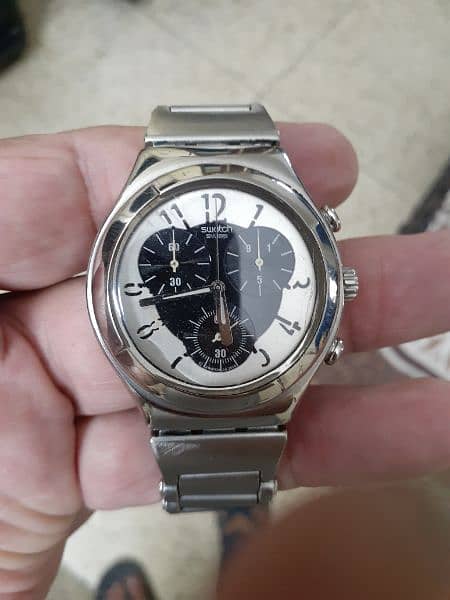 Swatch chronograph Quartz wrist watch Swiss made. 2