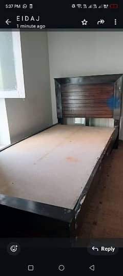 Single  Wooden Bed