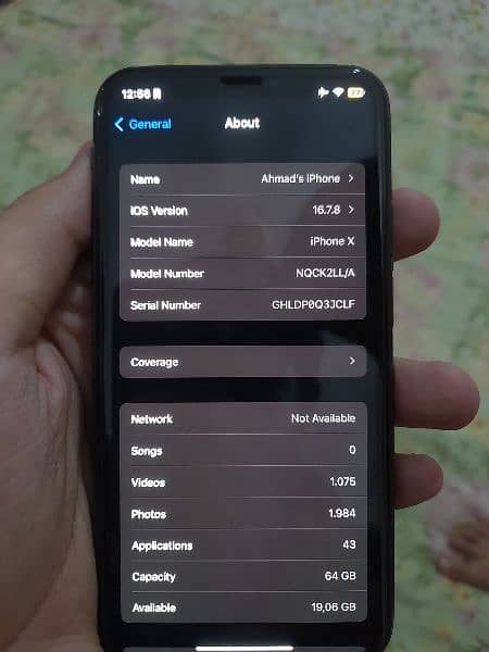 Iphone X non PTA 64 Gb 5