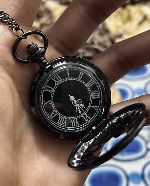 Imported Steampunk Hollow Gear Anime Pocket Watch 1