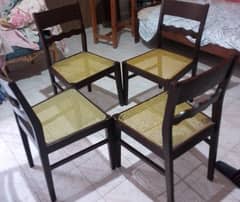 Four (4) Dining chairs 0