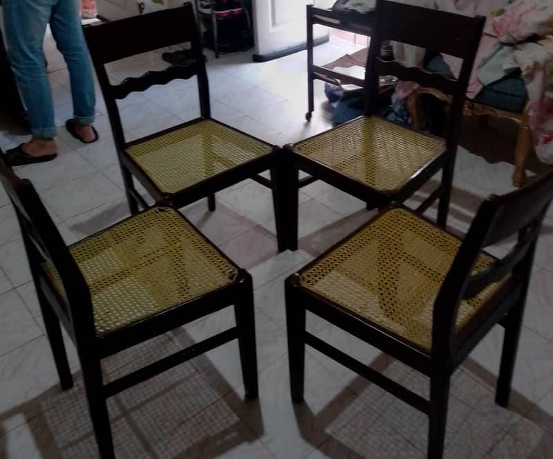 Four (4) Dining chairs 1