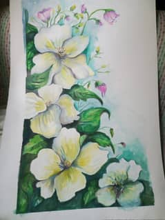 Handmade Painting, Abstract floral Handmade painting for sale