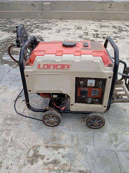 Urgent sale loncin generator 2.5 KW home used 4