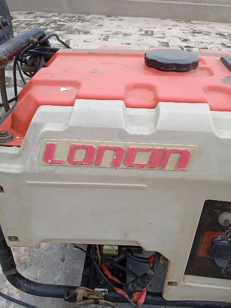 Urgent sale loncin generator 2.5 KW home used 5