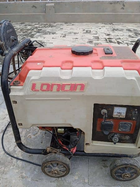 Urgent sale loncin generator 2.5 KW home used 7