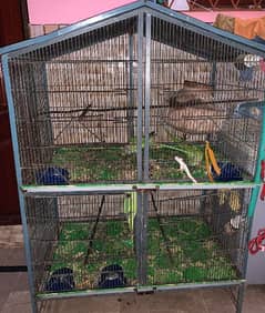 HighQuality Spacious Bird Cage. Ideal for All Birds | Durable & Sturdy