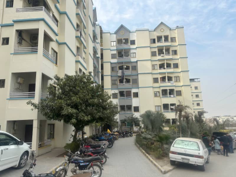 602 sq ft 1 bed ground floor apartment Defence Residency DHA 2 Islamabad for rent 0