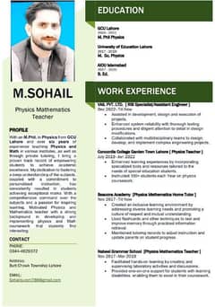 Experienced Tutor for Physics, Math & Science Achieve Academic Success