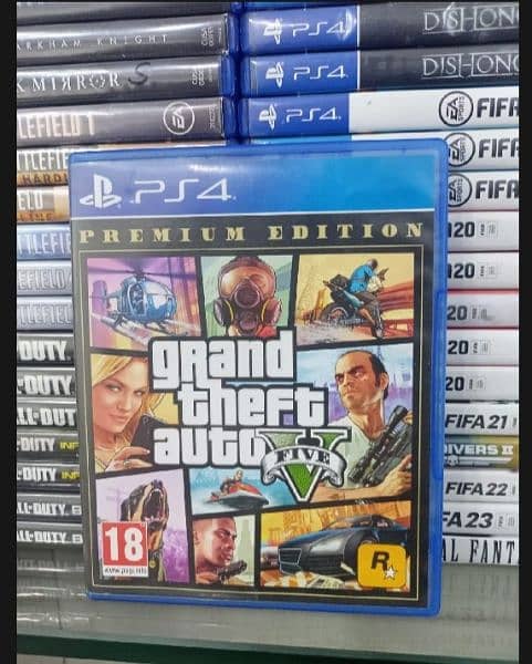 TEKKEN 7 , GTA V , CRICKET 24 CDs , FOR PS4 5