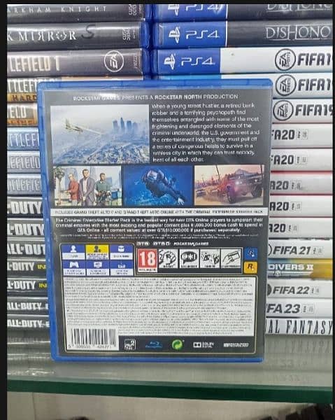 TEKKEN 7 , GTA V , CRICKET 24 CDs , FOR PS4 6