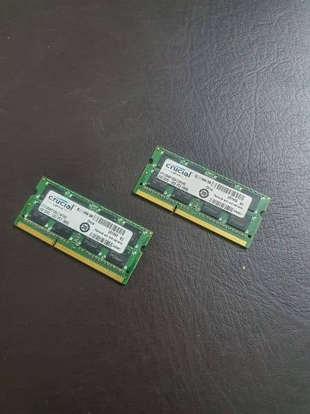 | CRUCIAL 8 GB LAPTOP RAM KIT | 2x4GB STICKS | DDR3 1333 Mhz | 1