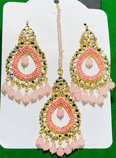 artificial bindi kanta (maang tikka) set 3