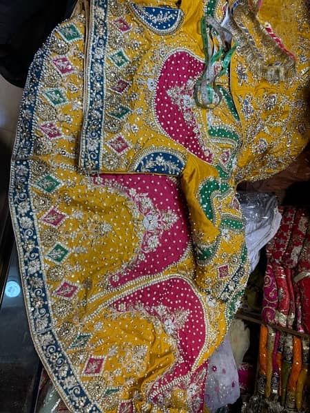 one time worn mehndi lehenga 1