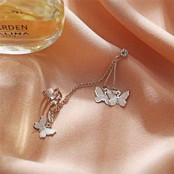 Butterfly Hanging Ear Cuffs 3