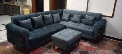 L shaped sofa 0